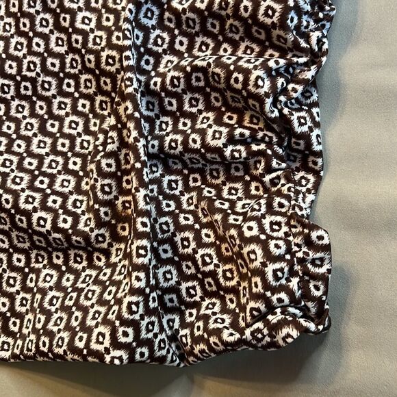 Motherhood Maternity Brown with White Tankini - Size Medium - Picture 6 of 14